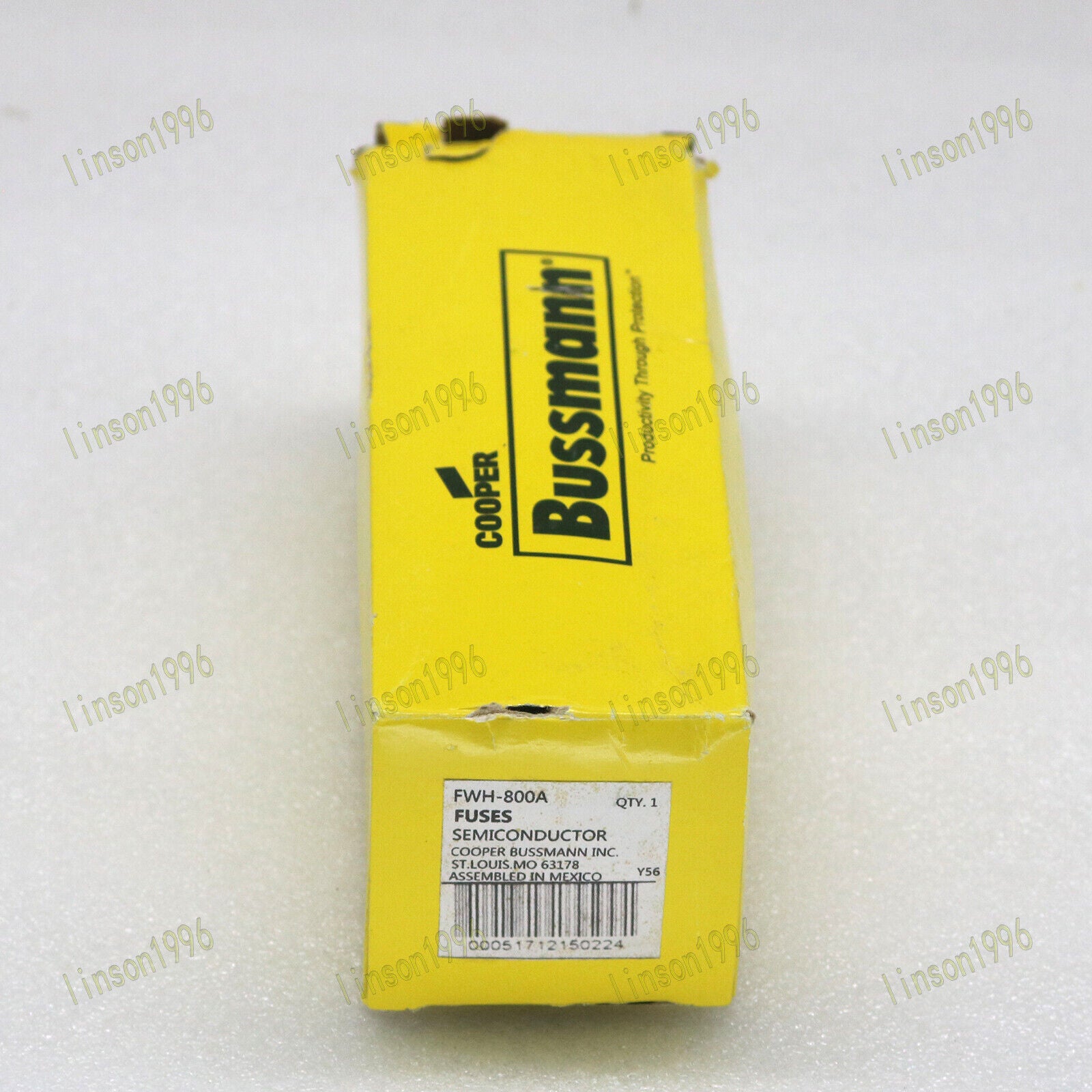 new  Bussmann FWH-800A 800Amp Fast Acting Fuse 500V In Box Fast Bussmann