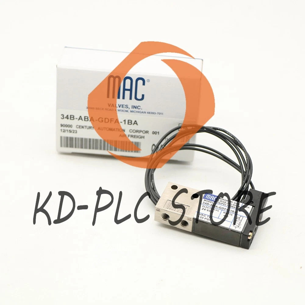 MAC 34B-ABA-GDFA-1BA Solenoid Valve 24VDC 1pcs