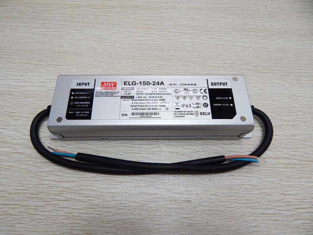 new  MEANWELL ELG-150-24A = CLG-150-24A Power Supply LED Driver MEANWELL