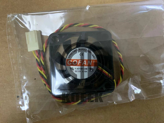 COFAN F-4010M12BII 0.16A 12V 40mm 4CM 3-Pin Large air volume cooling fan