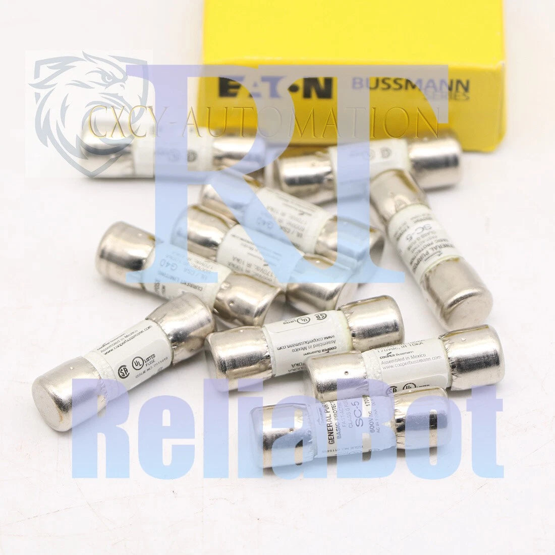Bussmann SC-5 SC 5A 600Vac Time Delay Class G Fuse 10Pcs.