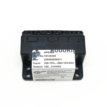 NORD GPE40V 19140240 330-10%...480+10%VAC 150...215VDC brake rectifier module
