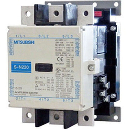 Mitsubishi S-N220 AC Contactor AC220V | 220V AC Contactors | Mitsuboshi Electric Products - MITSUBISHI ELECTRIC