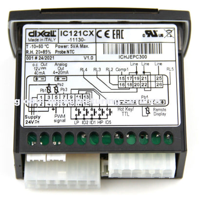 DIXELL IC121CX-11130 Professional Temperature Controller with Adjustments - DIXELL