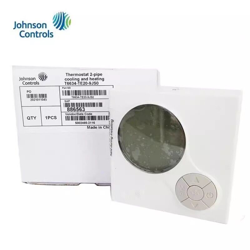 new 1pcs Johnson T6634-TE20-9JS0 Fan Coil Liquid Crystal Thermostat Panel