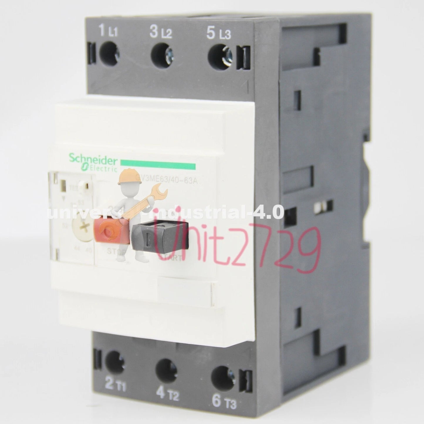 Schneider GV3-ME63 Telemecanique Motor Circuit Breaker 40~63A GV3ME63 1PC #u