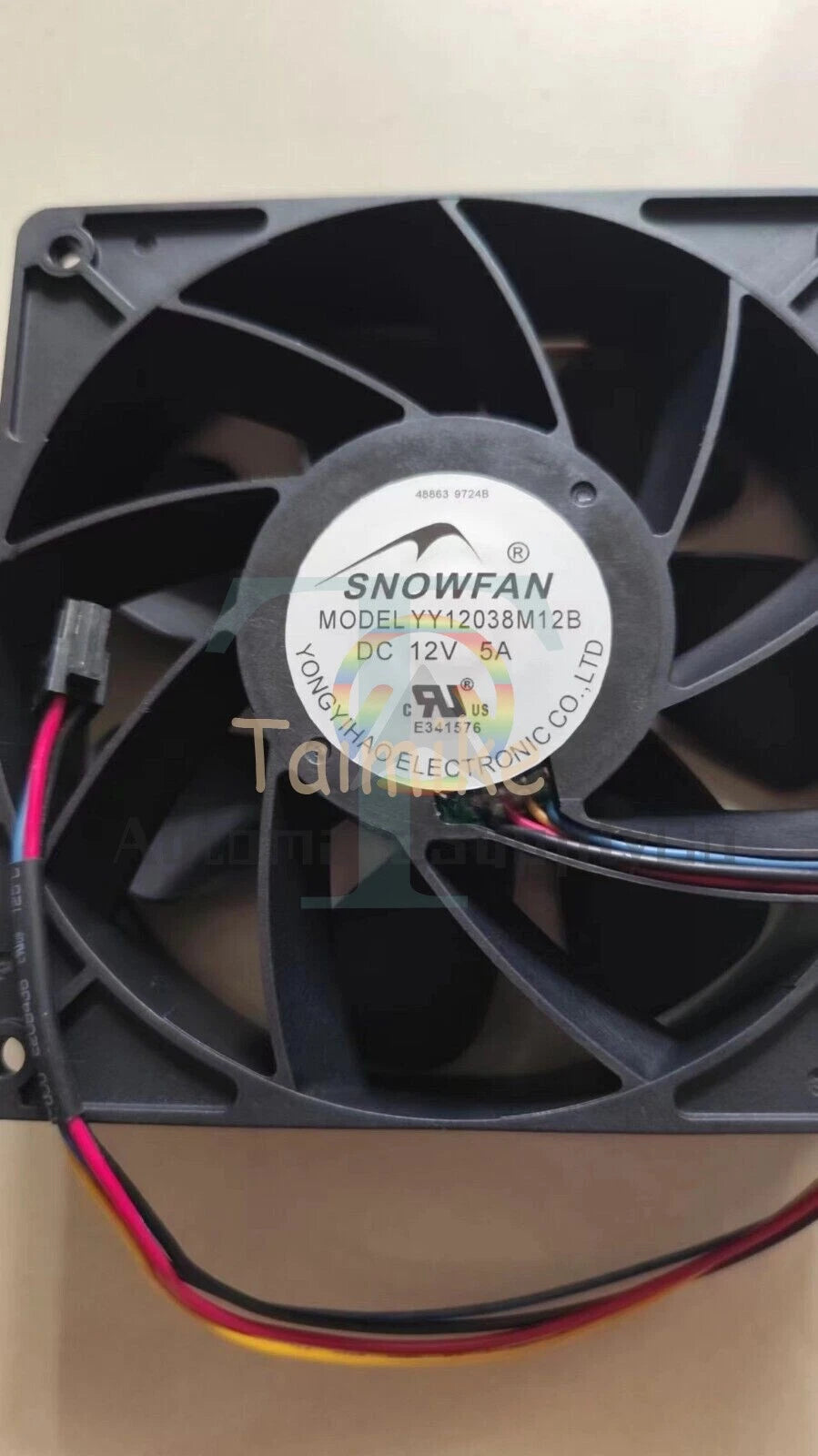 1 pcs SNOWFAN Fan YY12038M12B DC 12V 5A 12038 12CM 4-pin cooling fan