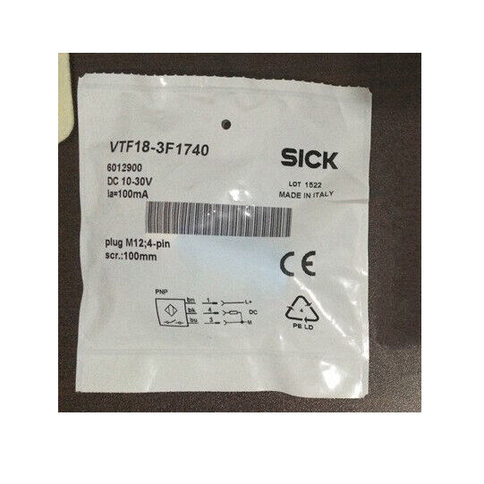 new 1pc proximity switch vtf18-3f1740 fast and reliable in bag - SICK