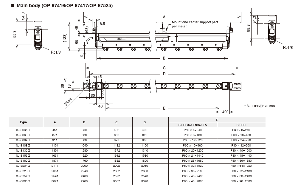 KEYENCE SJ-E036A - KEYENCE
