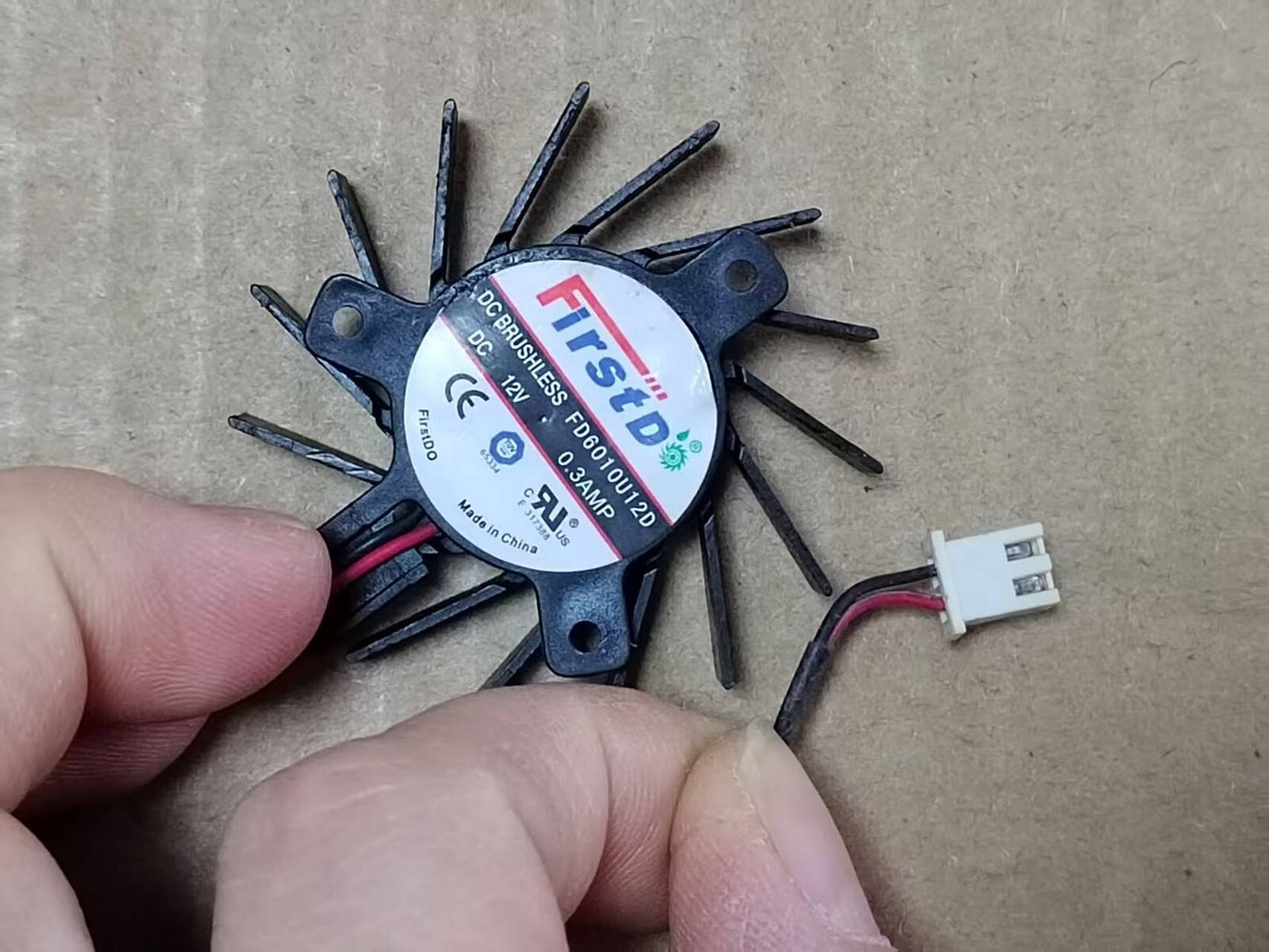 new 45mm FD6010U12D Fan 12V 0.3A 2pin