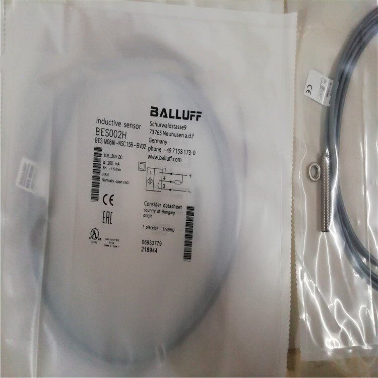 Balluff Proximity Switch M08MI-NSC15B-BV02 - BALLUFF
