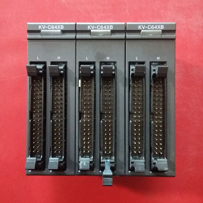 used ONE KEYENCE KV-C64XB programmable controller module - ONE KEYENCE