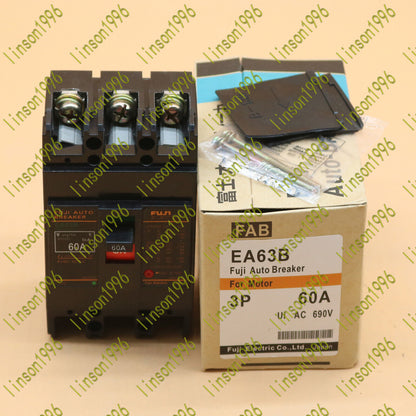 New Fuji Electric EA63B 60A Circuit Breaker - FUJI ELECTRIC