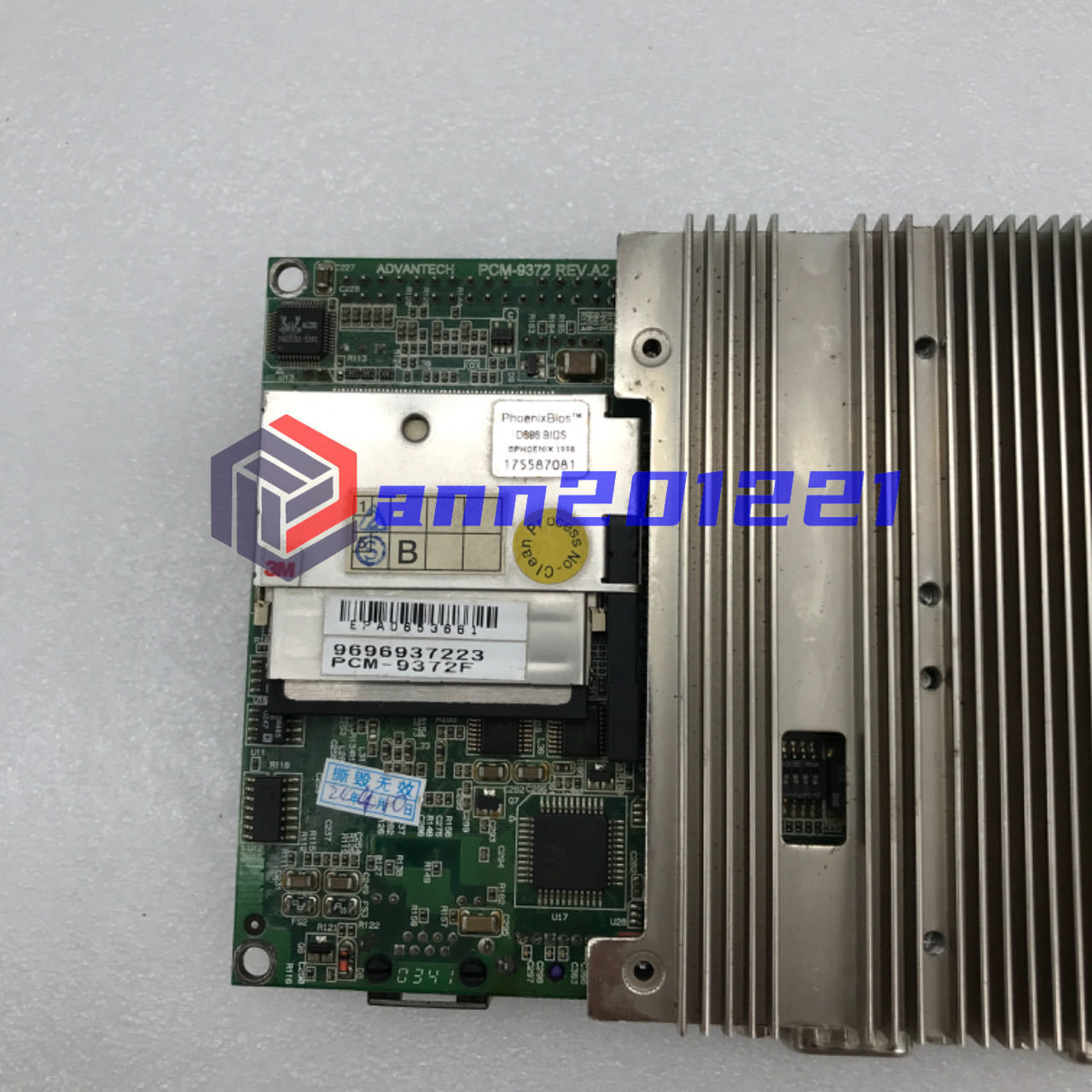 used Advantech Pcm-9372 Rev A2 Embedded Industrial PC Motherboard - ADVANTECH