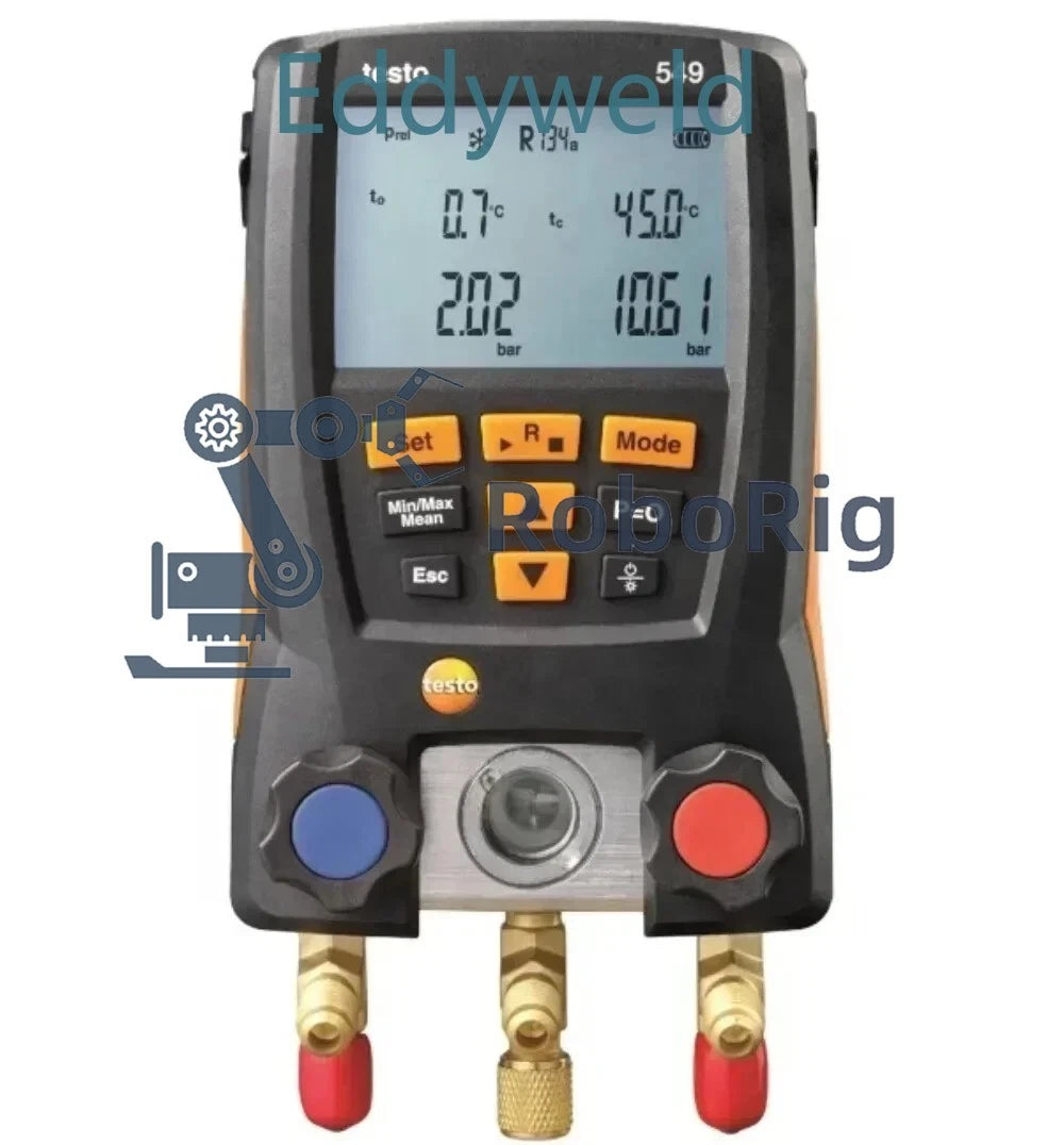 Testo 549 Refrigeration Digital Manifold HVAC Gauge Meter Air Conditioner