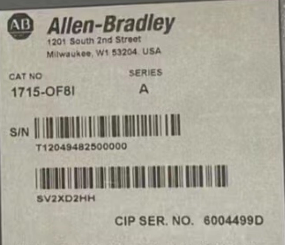 Newest With Box AB 1715-OF8I 1715OF8I Point Analog Output Module - ANALOG OUTPUT MODULE