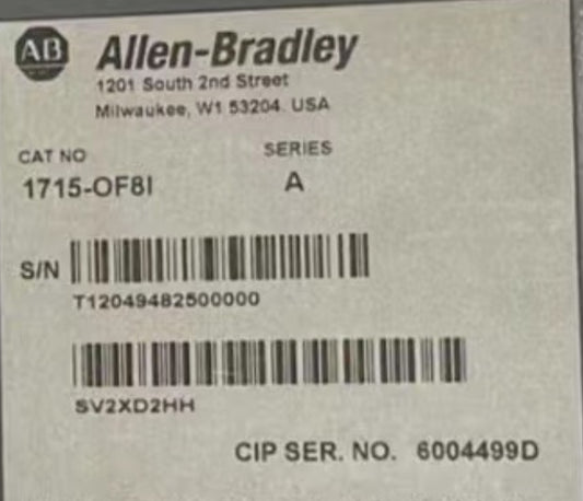 Newest With Box AB 1715-OF8I 1715OF8I Point Analog Output Module - ANALOG OUTPUT MODULE