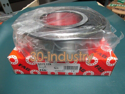 FAG 6319.2ZR Single Row Ball Bearing, 95x200x45mm - FAG