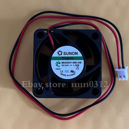new SUNON MB40202V1-000U-A99 4020 24V 1.20W VCR Fan