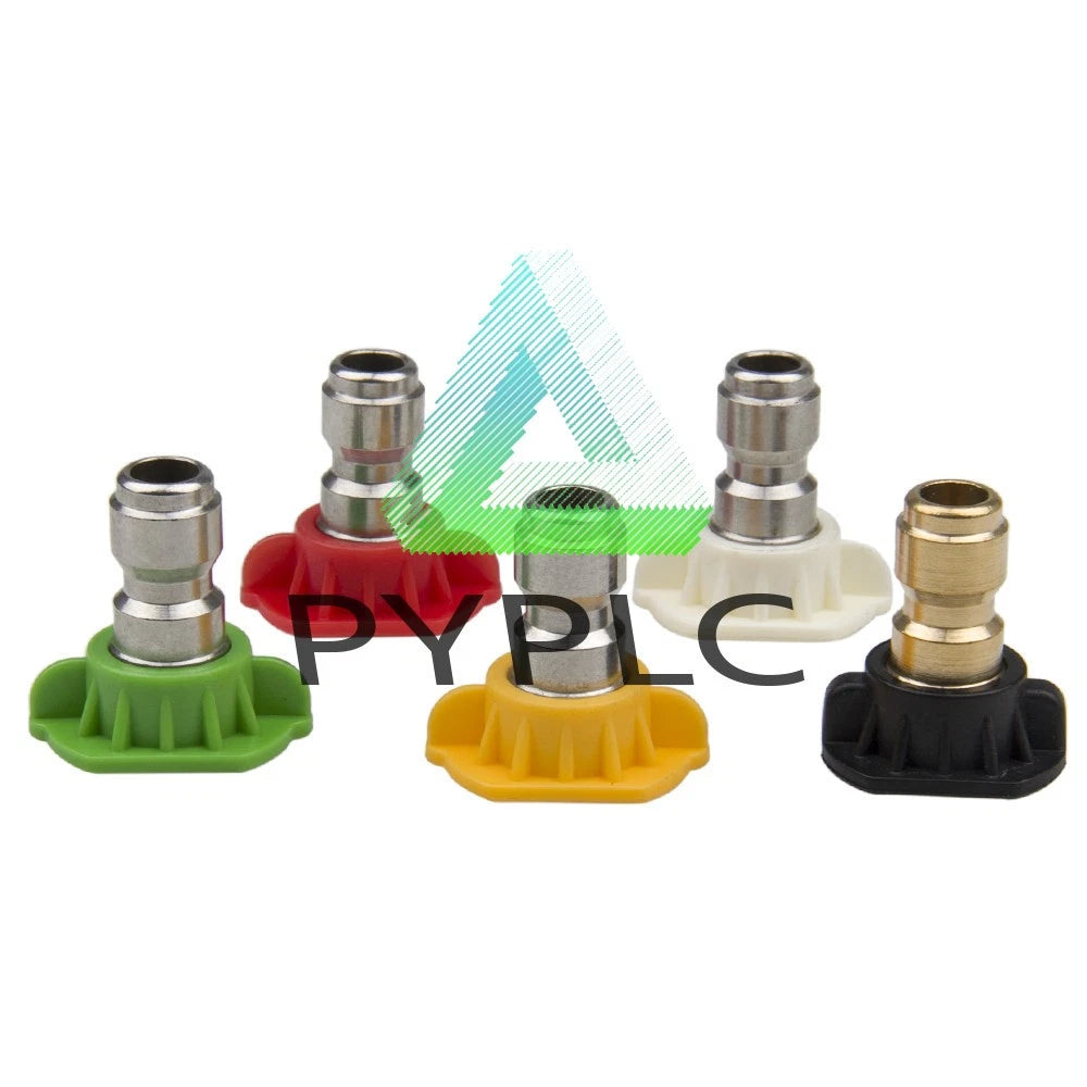 1/4" Quick Connect Car Wash 4.0 GPM 5 Pcs Pressure Washer Spray Nozzle Tips Jet