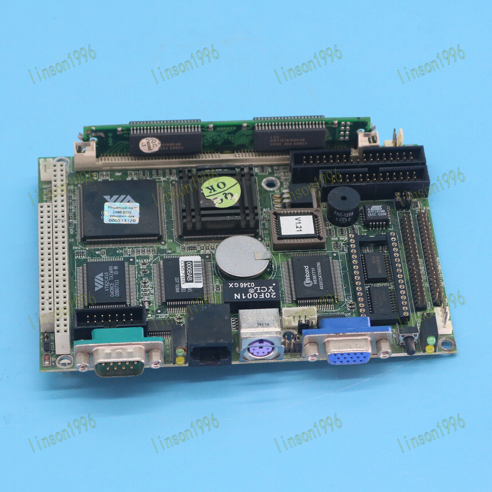 used  Advantech 3.5 industrial Mainboard PCM-1823 Rev.B1 Tested It In OK Advantech