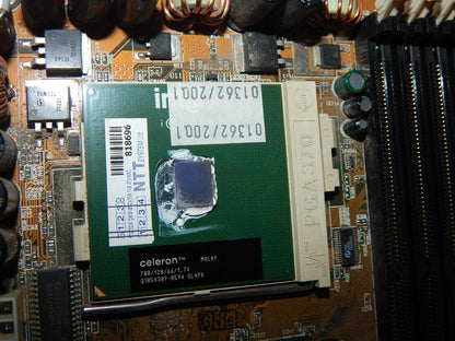 used Motherboard ASUS CUV4X-E PGA 370 CPU Celeron 700/128/66/1.7V SL4P8 - Vintage - ASUS
