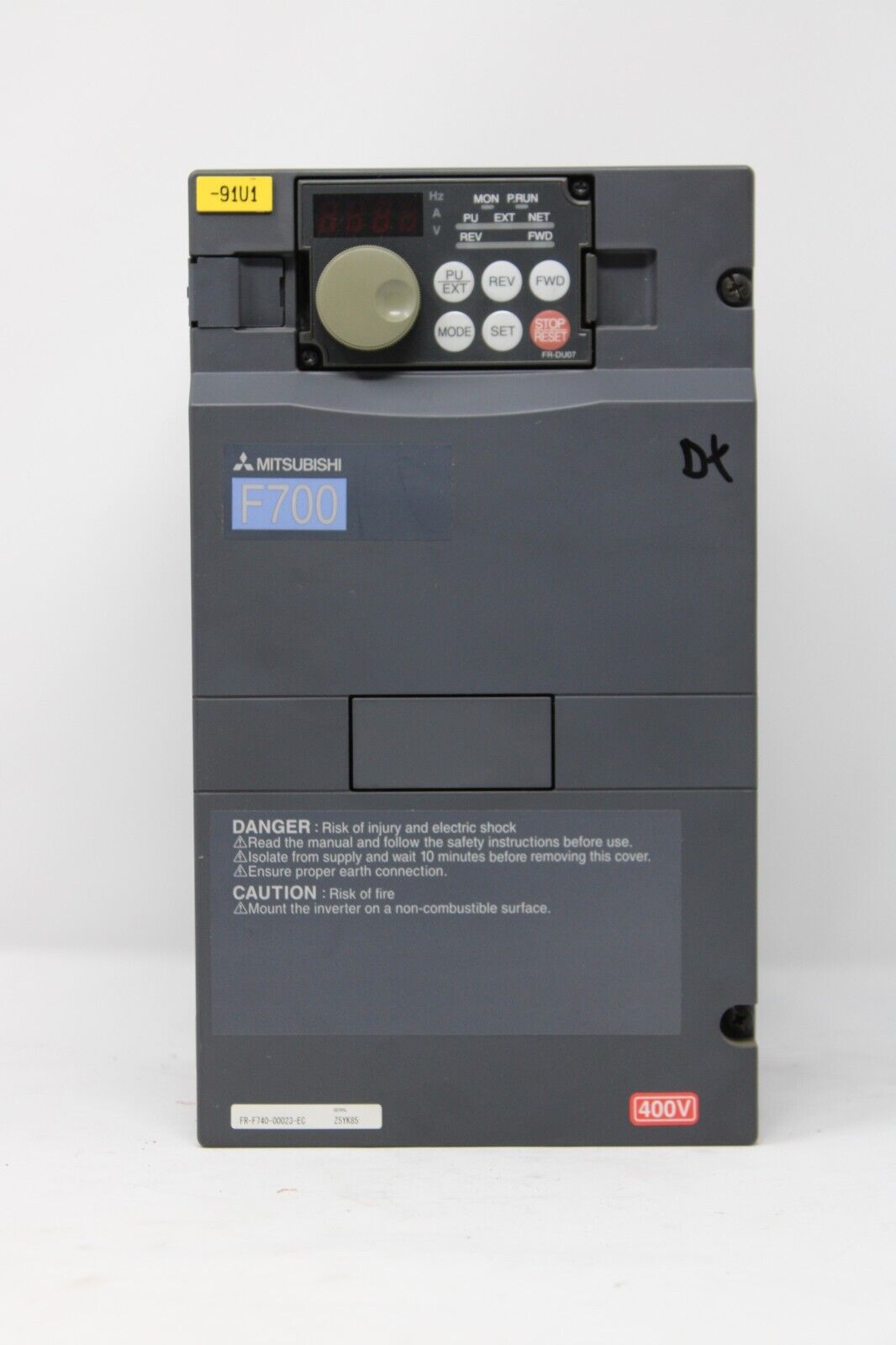 used Mitsubishi FR-F740-00023-EC Drive - MITSUBISHI