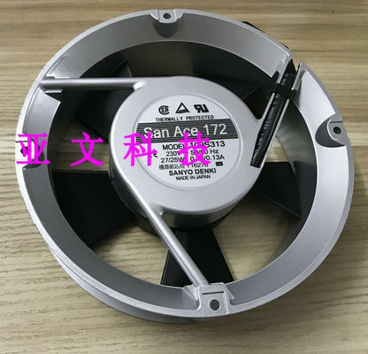 1pcs SANYO 109S313 230V 172 * 51MM aluminum frame cooling fan
