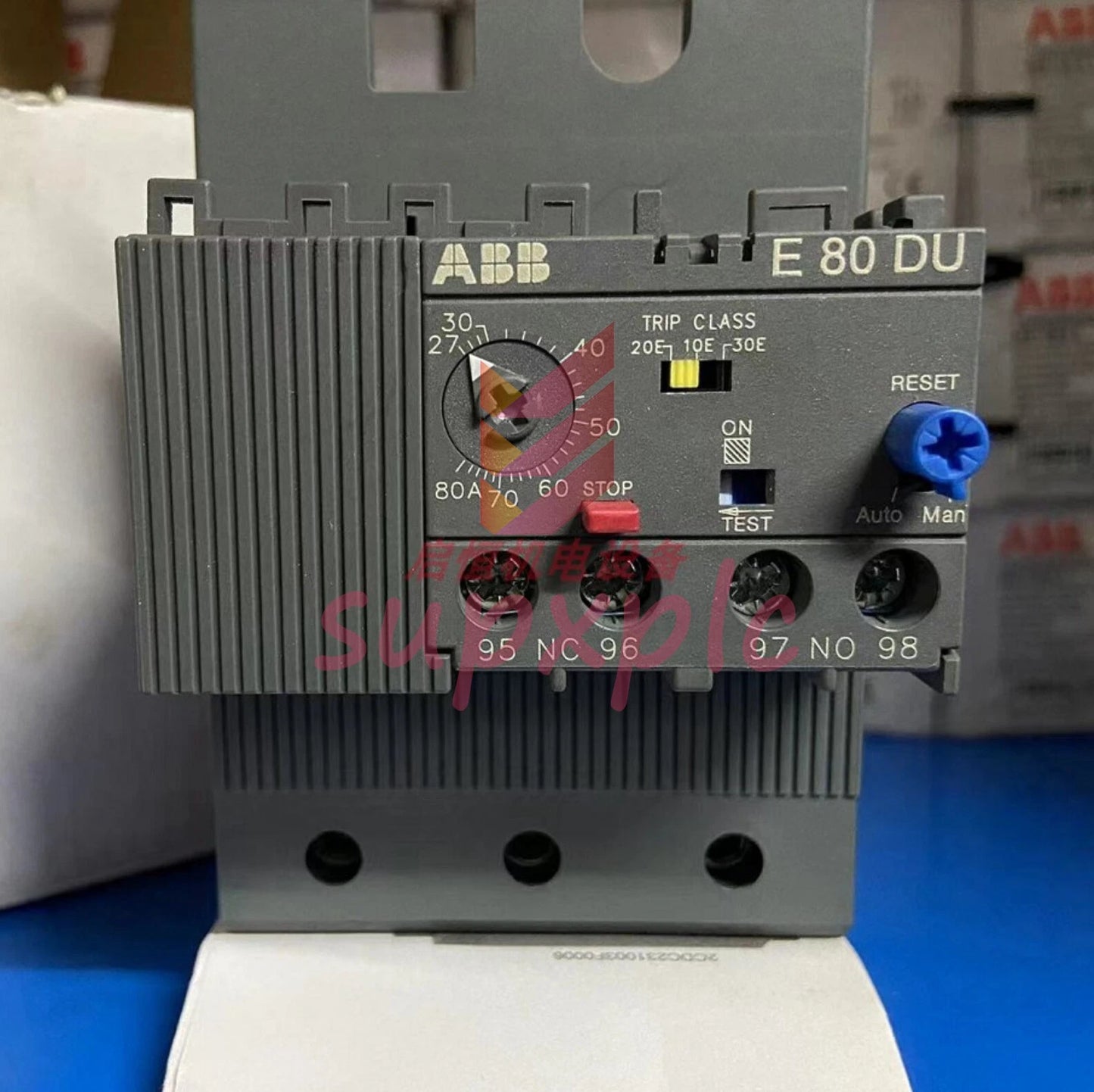 1pcs ABB electronic overload relay E80DU-80 (27-80A)