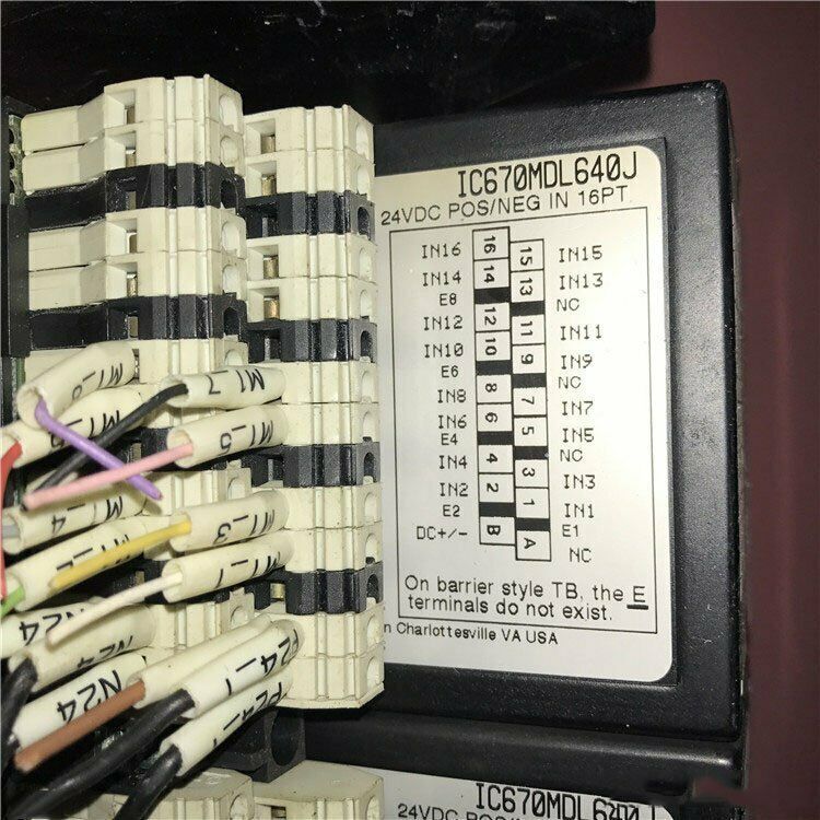 New One GE FANUC IC670MDL640J 24VDC 16-Input Module POS/NEG Unit - GE FANUC