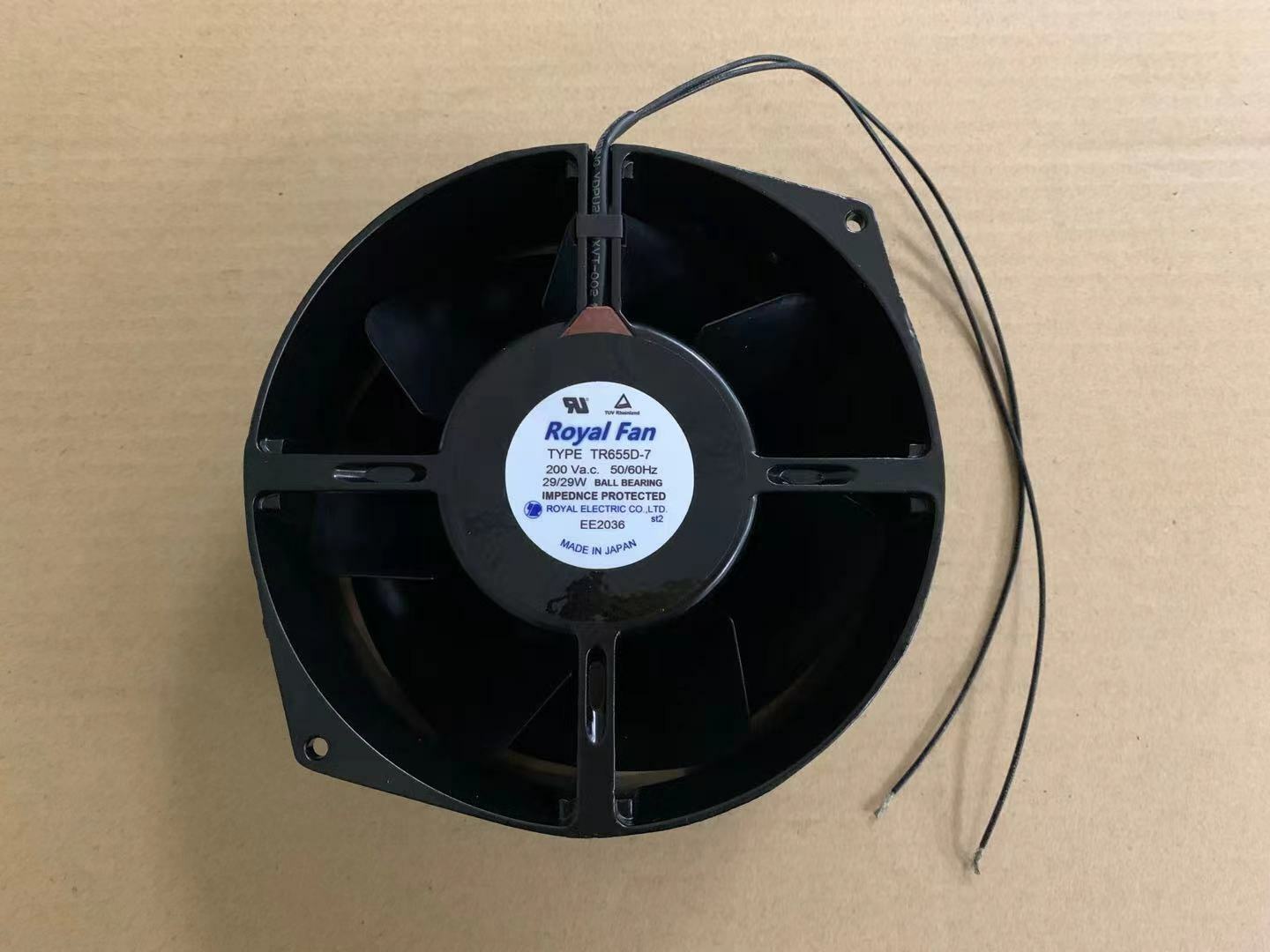 new Royal Fan 17CM 17255 200V 29W TR655D-7 all metal high temperature resistant fan