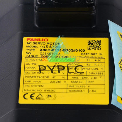 ONE FANUC Servo Motor A06B-0235-B202#0100