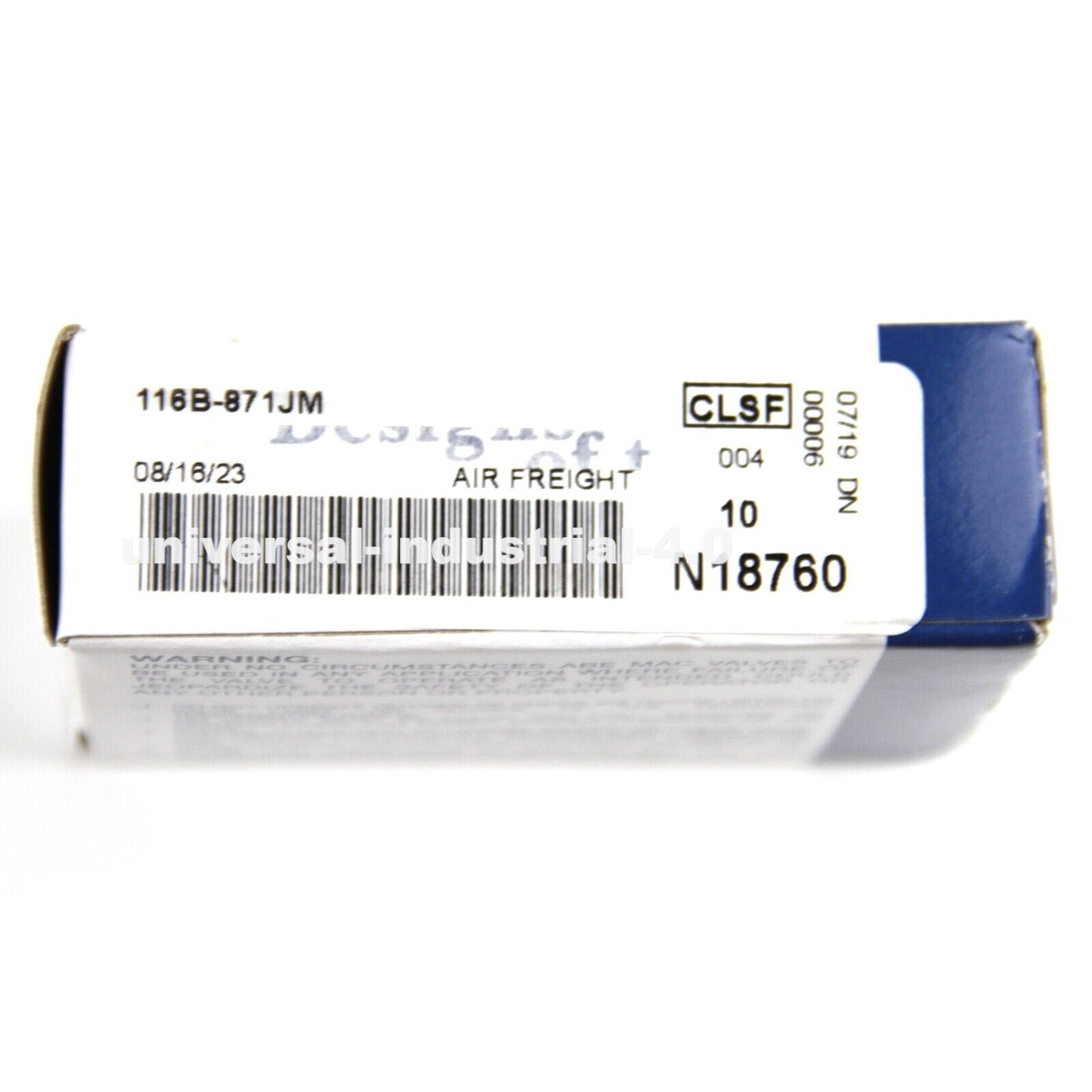 MAC 116B-871JM 24VDC Solenoid Valve - MAC