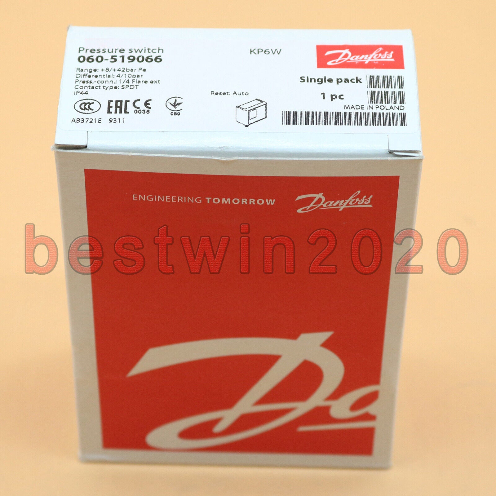 new Danfoss KP6W 060-519066  Pressure Switch