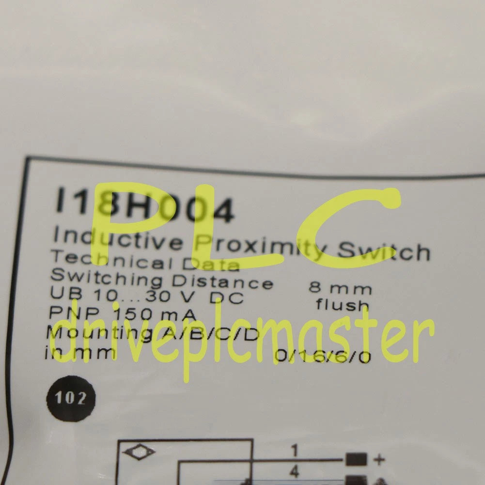 1PCS For Wenglor I18H004 Proximity Switch Sensor I18H004 Fast Shipping #dr