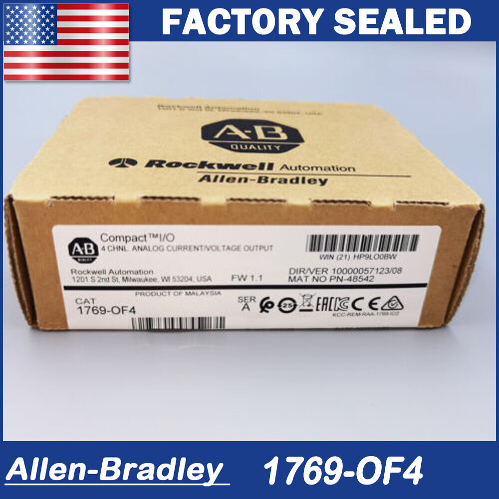 2023 New AB 1769OF4 SER CompactLogix 4 Pt C and V Module - COMPACTLOGIX