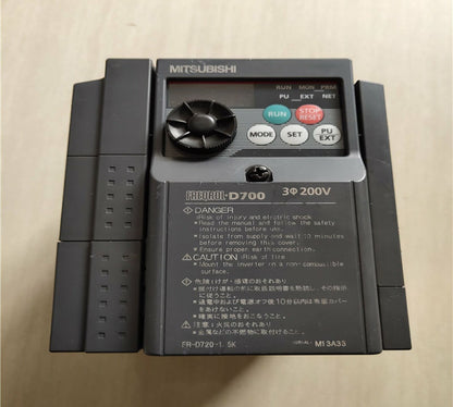 Mitsubishi FR-D720-1.5K 220V 1.5KW Frequency converter tested - MITSUBISHI