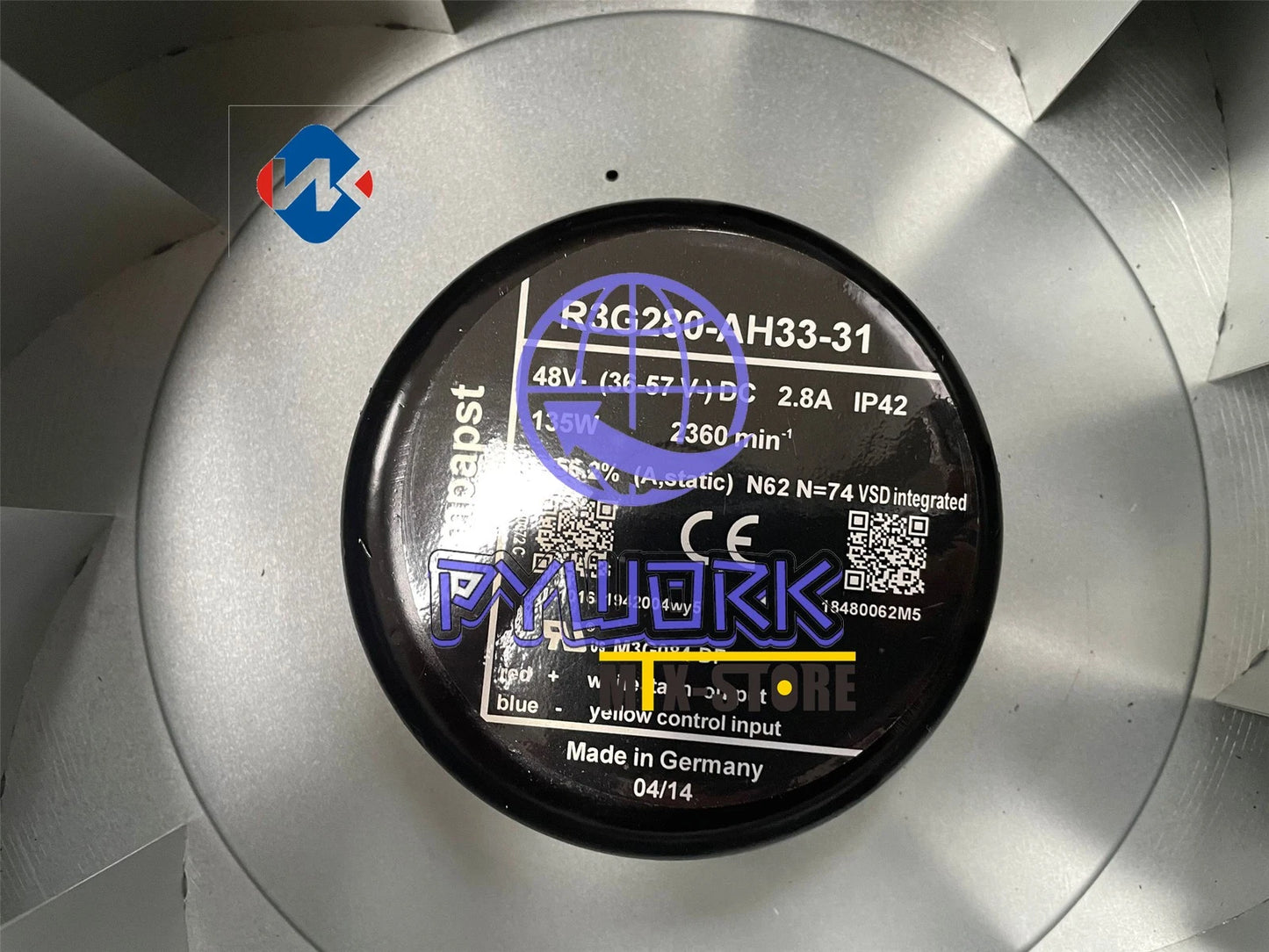 1PCS Frequency Converter Fan R3G280-AH33-31 48V (36-57V) 135W