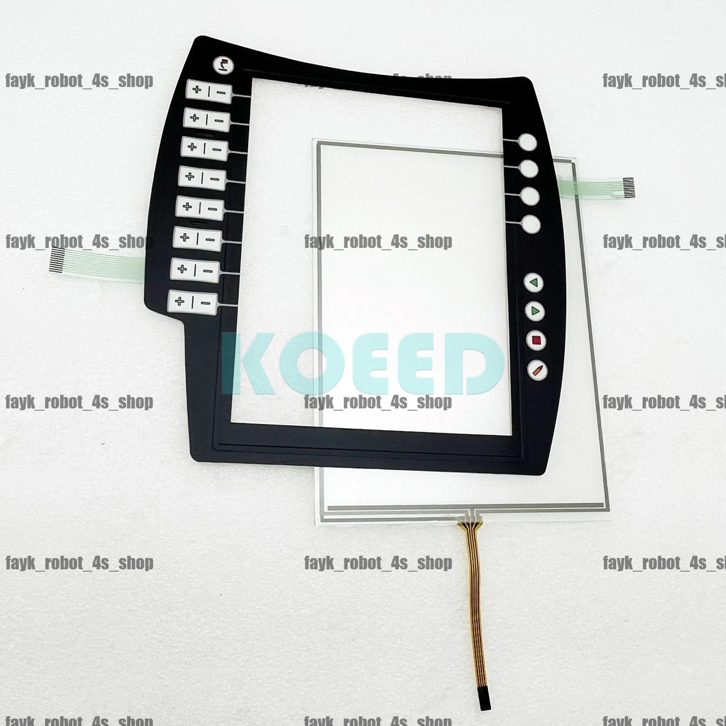 For KUKA KRC4 00-168-334 Teach Pendant Membrane Keypad+Touch Panel in stock
