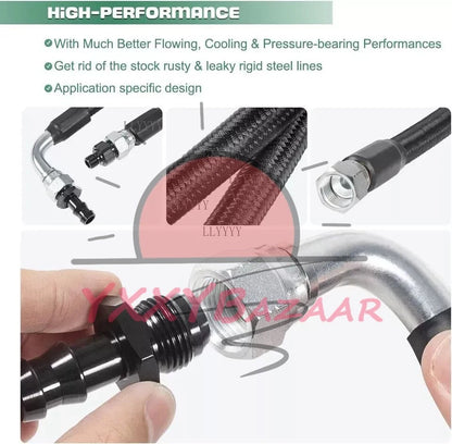 Cummin 5.9L 48RE Transmissions Cooler Hoses Kit For 2003-07 Dodge Ram 2500 3500