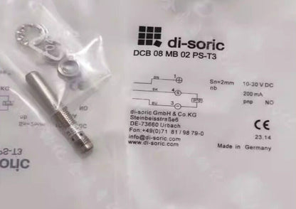 1PCS  FIT FOR Di-soric Proximity switch sensor DCB 08 MB 02 PS-T3