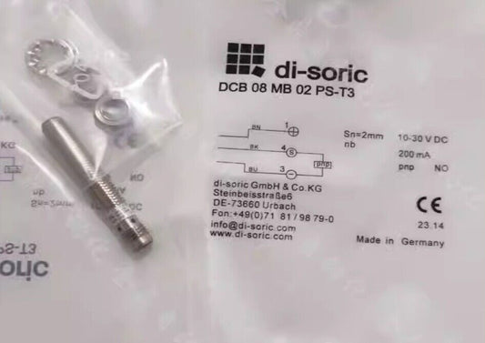 1PCS  FIT FOR Di-soric Proximity switch sensor DCB 08 MB 02 PS-T3