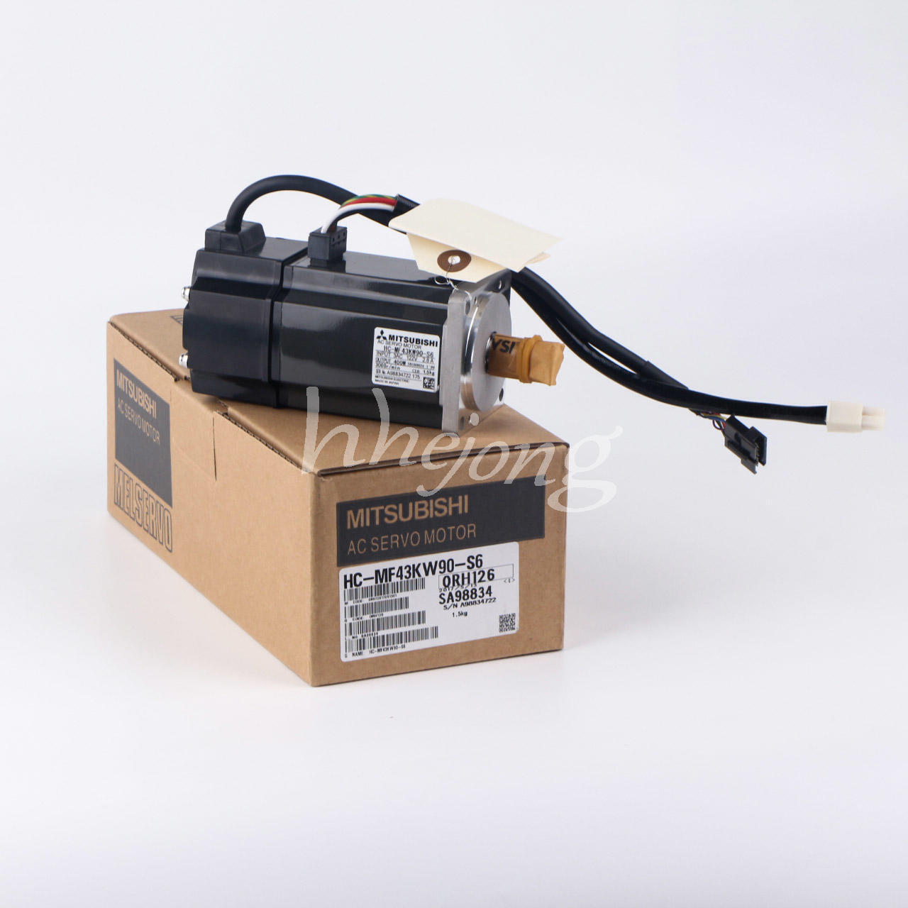 MITSUBISHI SERVO MOTOR HC-MF43KW90-S6 - MITSUBISHI