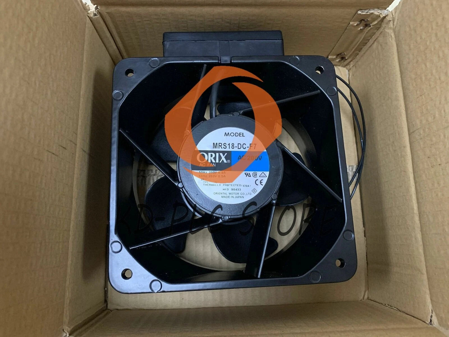 1PCS ORIX MRS18-DC-F7 Inverter cooling fan AC200V 0.4/0.5A 70/77W