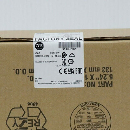 Allen-Bradley Micro850 48 EtherNet/IP Controller Sealed - ALLEN-BRADLEY
