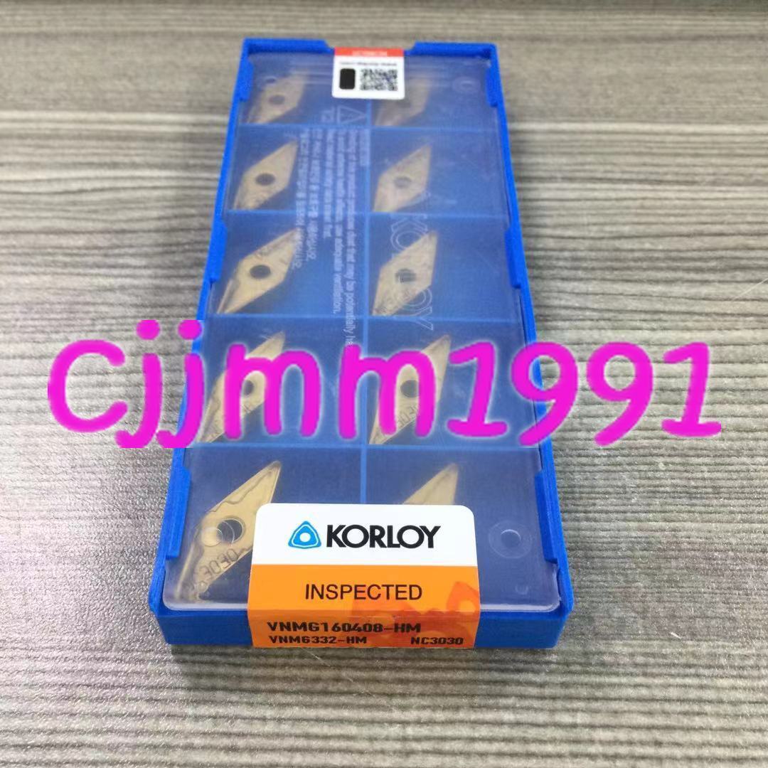 new 10PCS/box   KORLOY CNC VNMG160408-HM NC3030 VNMG332-HM