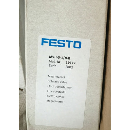 FESTO MVH-5-1/8-B Solenoid Valve - FESTO