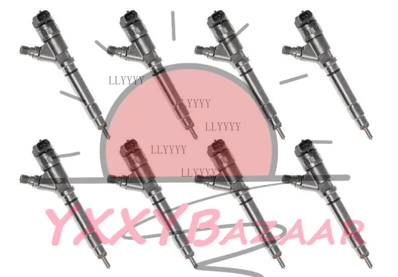 8X 0445120042 Fuel Injectors For 06-07 GMC Chevy Duramax 6.6L LBZ Hummer BOSCH