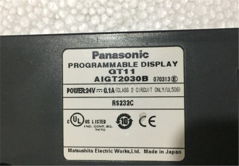 Panasonic GT11 AIGT2030B Used Programmable Display - PANASONIC