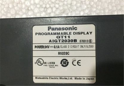 Panasonic GT11 AIGT2030B Used Programmable Display - PANASONIC